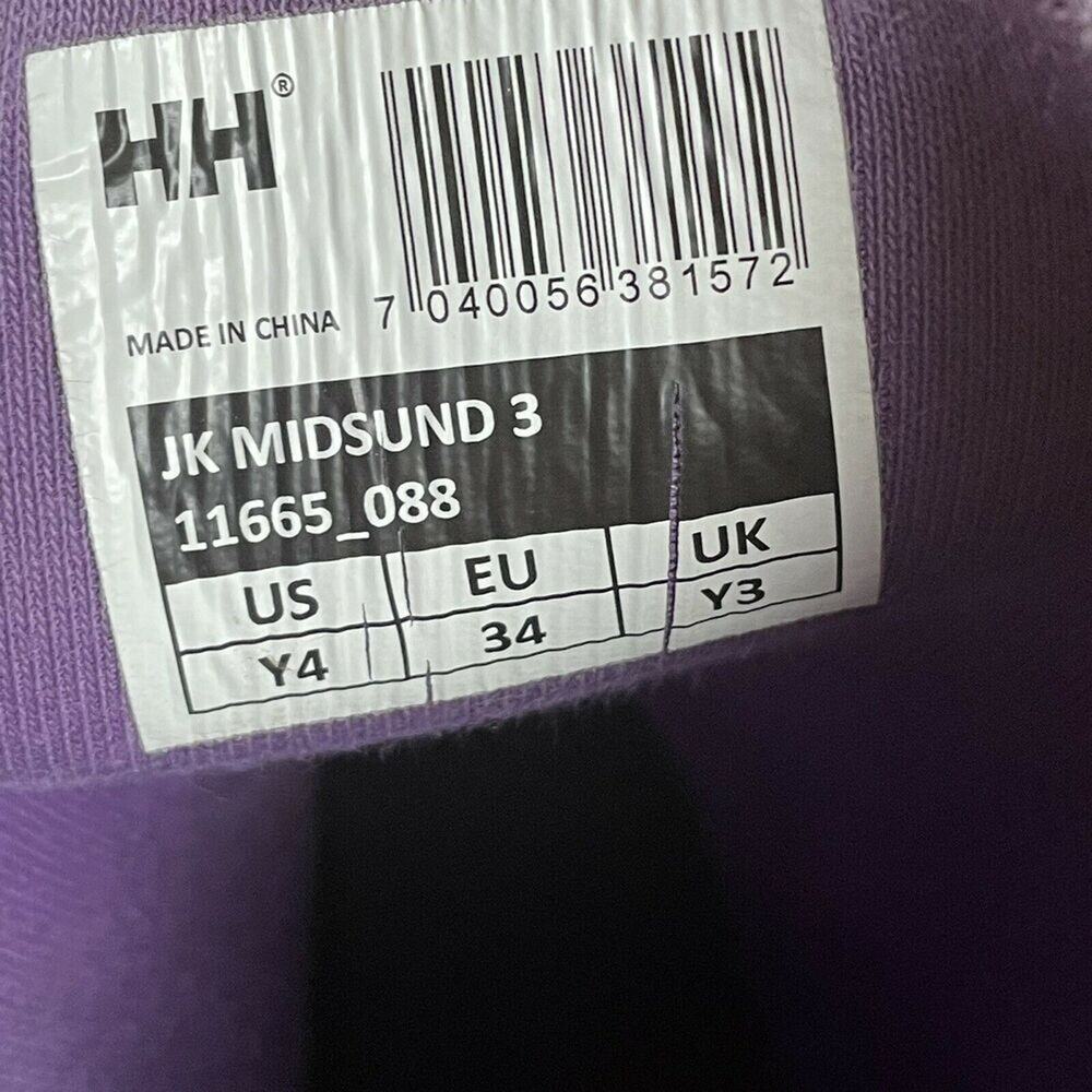 Helly Hansen JK Midsund 3 Rain‎ Boots Sz 4 US/34 EU Youth Pink Fairytale … - Picture 4 of 5